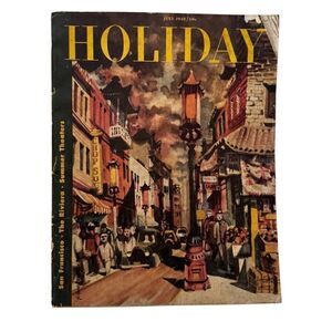 Holiday Magazine July 1948 San Francisco The Riviera Vintage Advertising
